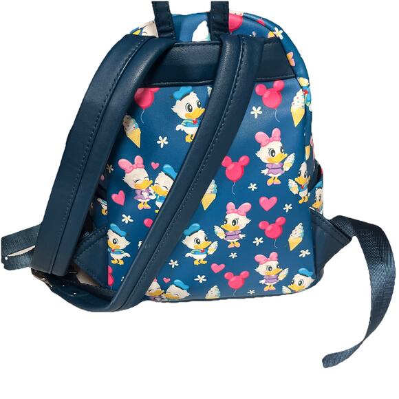 Disney Parks Donald Duck and Daisy Duck Loungefly Mini Backpack - Picture 5 of 8